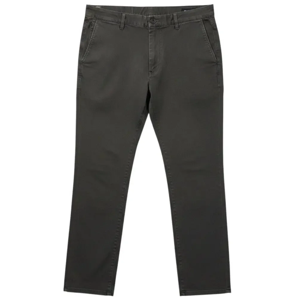 Bonobos Stretch Chinos Mens 38x30 Washed Gray Khaki Cotton Slim Fit Pants Work